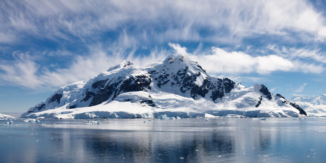 Обои картинки фото природа, горы, антарктика, океан