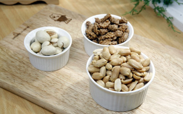 Картинка еда орехи +каштаны +какао-бобы арахис