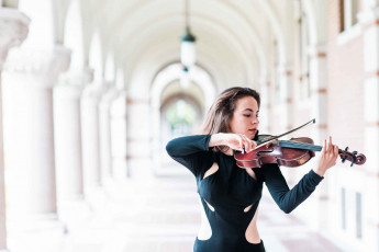 Картинка музыка -+другое женщина скрипка