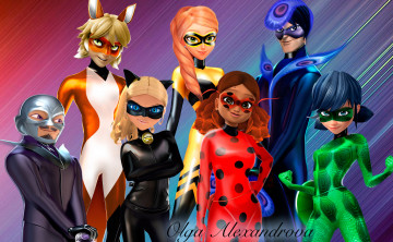 Картинка мультфильмы lady+bug+a+super-ko& 269 ka мультик божья коровка кот супер герои