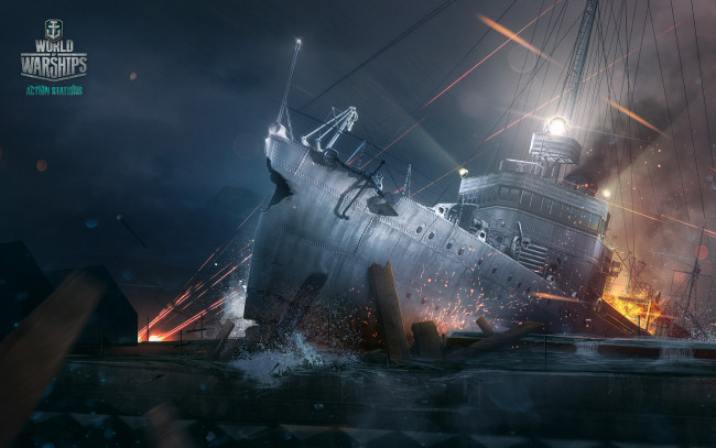 Обои картинки фото видео игры, world of warships, симулятор, world, of, warships, онлайн, action