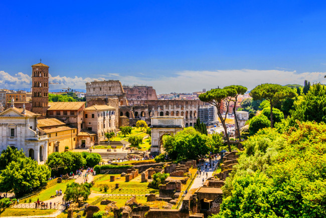 Обои картинки фото forum romanum, города, рим,  ватикан , италия, простор