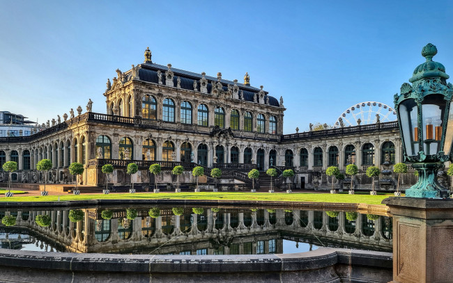 Обои картинки фото zwinger, города, дрезден , германия