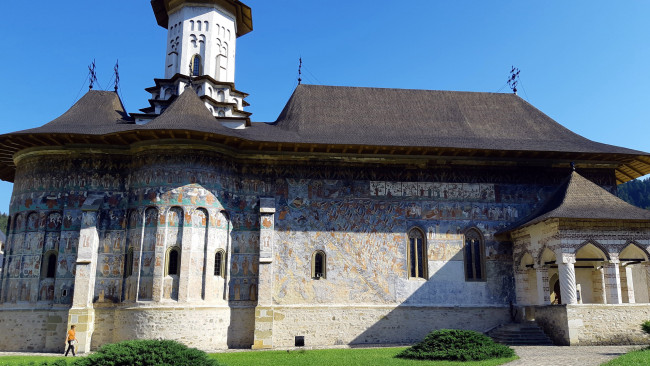 Обои картинки фото sucevita monastery, romania, города, - православные церкви,  монастыри, sucevita, monastery