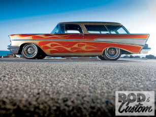 Картинка 1957 chevrolet nomad автомобили