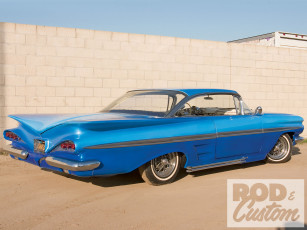 обоя 1959, chevy, impala, автомобили, chevrolet