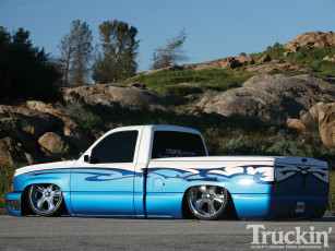 Картинка 2003 chevy silverado автомобили custom pick up