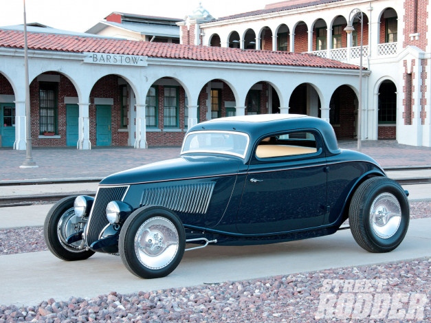 Обои картинки фото 1933, ford, three, window, highboy, автомобили, custom, classic, car