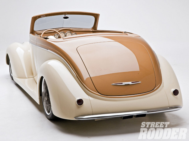Обои картинки фото 1937, ford, cabriolet, автомобили, custom, classic, car