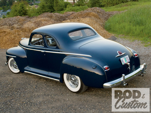 Обои картинки фото 1948, plymouth, coupe, автомобили, custom, classic, car