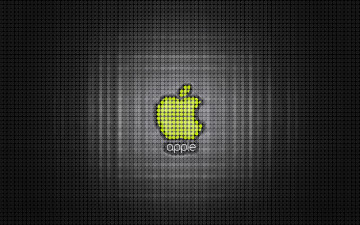 Картинка компьютеры apple логотип яблоко сетка
