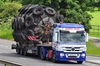 Картинка автомобили mercedes+trucks грузовик тягач тяжелый седельный