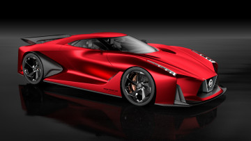 Картинка автомобили 3д красный 2015г turismo gran vision 2020 concept nissan