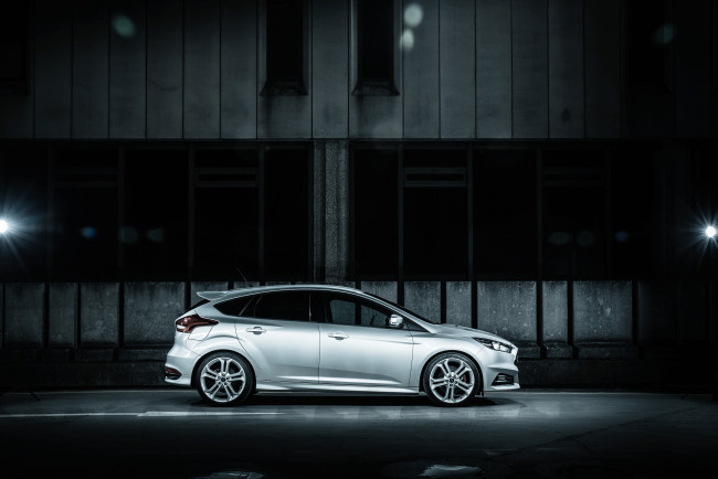 Обои картинки фото автомобили, ford, 2015г, uk-spec, st, focus