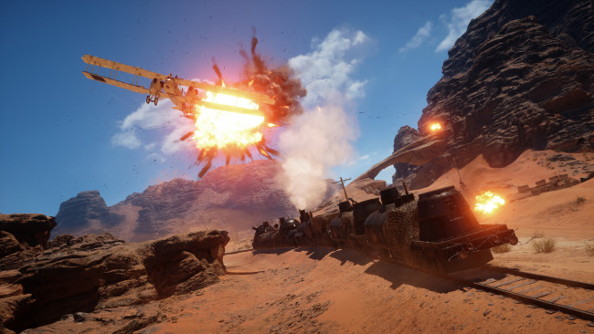 Обои картинки фото видео игры, battlefield 1, поезд