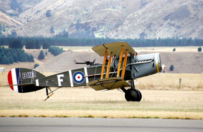 Обои картинки фото bristol f, 2 fighter, авиация, боевые самолёты, биплан