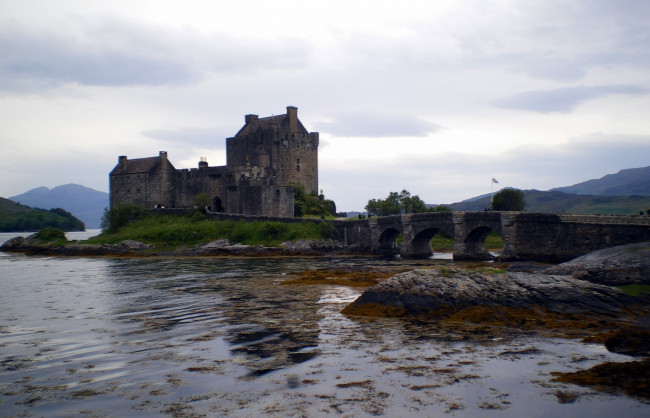 Обои картинки фото города, замок эйлен-донан , шотландия, eilean, donan, castle