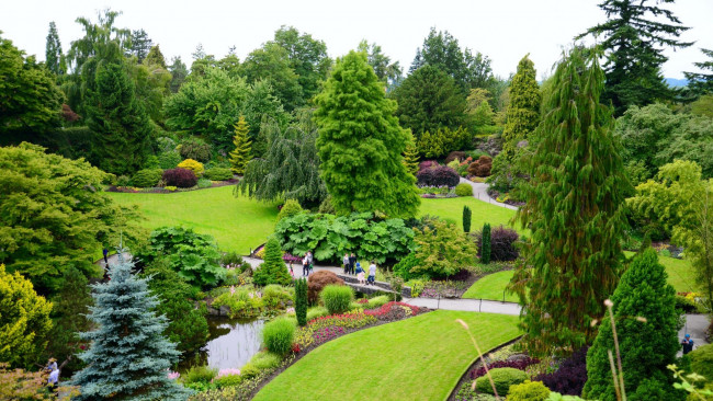 Обои картинки фото queen elizabeth garden, vancouver, british columbia, природа, парк, queen, elizabeth, garden, british, columbia