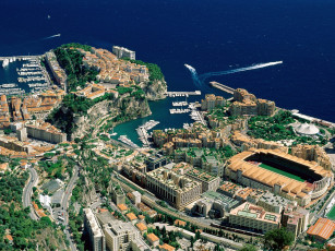 Картинка aerial view monaco города