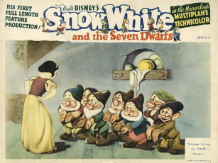 обоя мультфильмы, snow, white, and, the, seven, dwarfs, disney, белоснежка, гномы