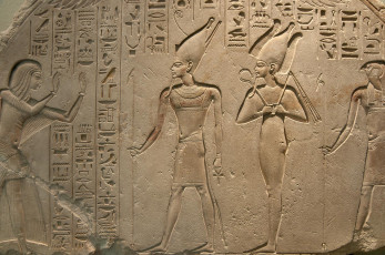Картинка разное рельефы статуи музейные экспонаты египет стена роспись пирамида