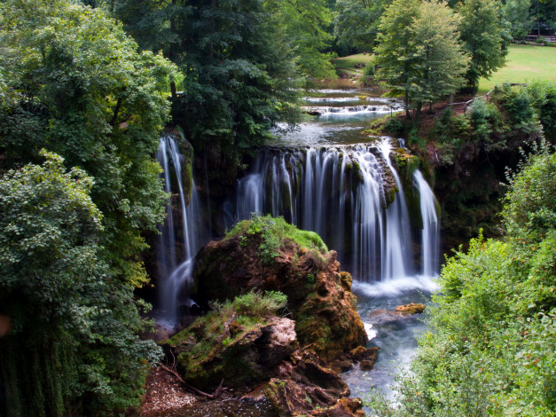Обои картинки фото rastoke, waterfall, хорватия, природа, водопады, водопад