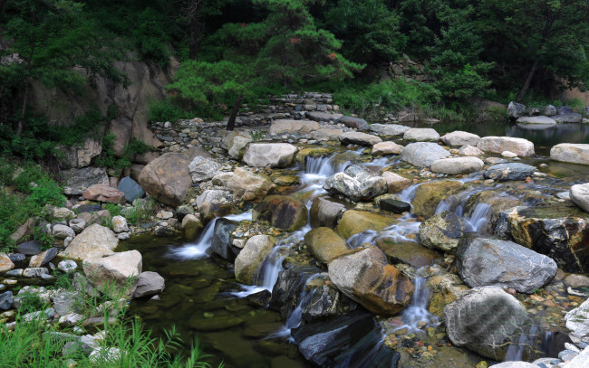 Обои картинки фото природа, реки, озера, ручей, камни