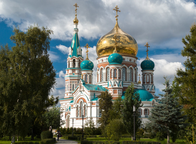 Обои картинки фото города, православные, церкви, монастыри, купола, церковь
