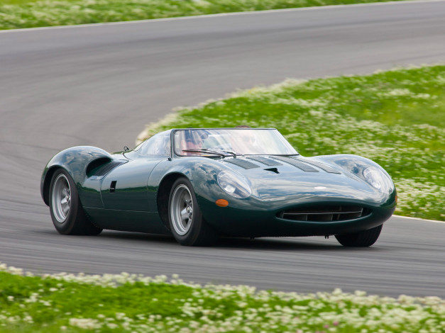 Обои картинки фото jaguar xj13-v12 sports racer concept 1966, автомобили, jaguar, racer, concept, 1966, xj13-v12, sports