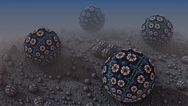 Обои картинки фото 3д графика, шары , balls, цвет, фон, узор