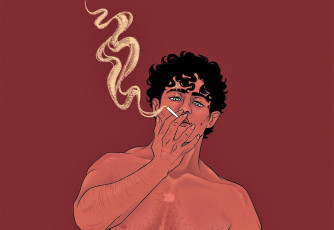 Картинка рисованное кино +мультфильмы гарри поттер сигарета
