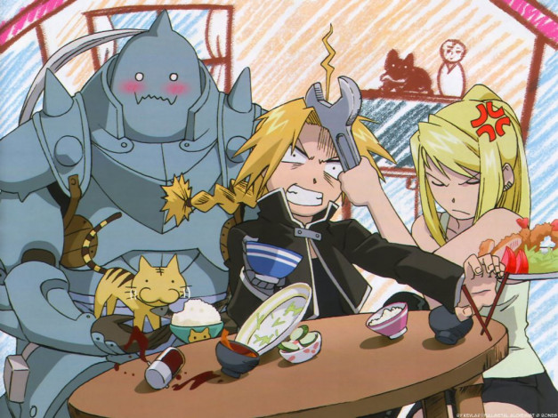 Обои картинки фото аниме, fullmetal, alchemist