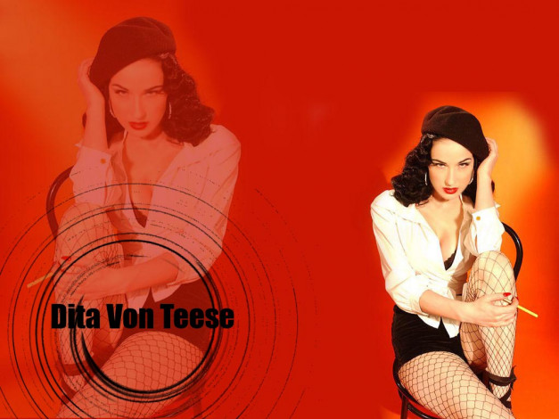 Обои картинки фото Dita Von Teese, девушки