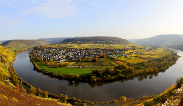 Картинка германия пюндерих города пейзажи панорама
