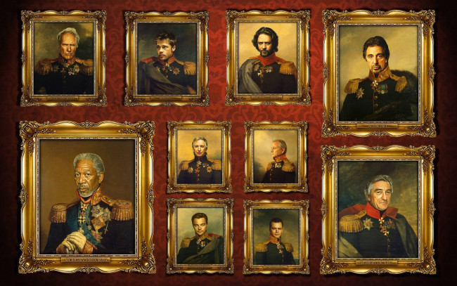 Обои картинки фото разное, знаменитости, russian, generals, uniform, 1812