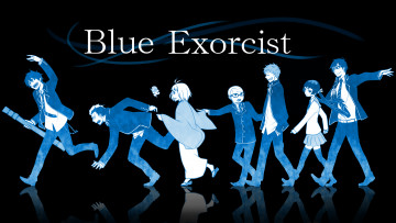 обоя аниме, ao no exorcist, арт, рин, синий, экзорцист, персонажи, братья, юкио
