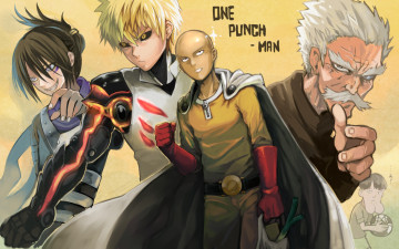 Картинка аниме one+punch+man арт парень супер-герои ??????? ????? ????