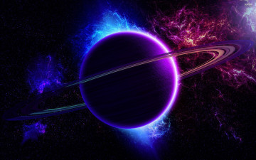 Картинка космос арт планета цвета эффекты