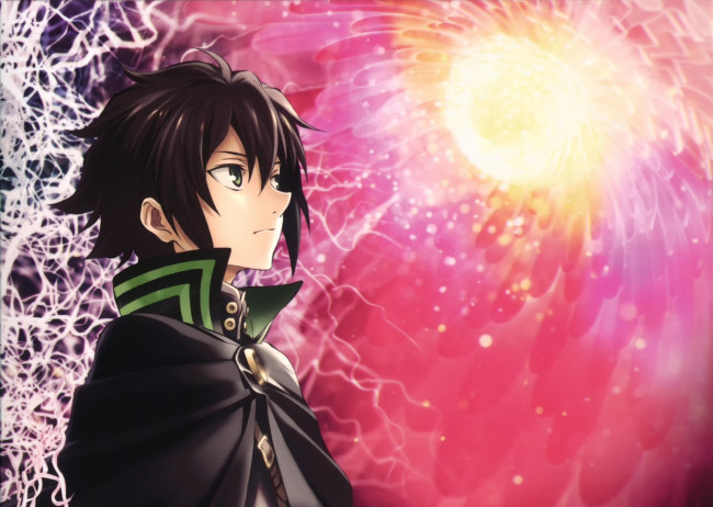 Обои картинки фото аниме, owari no seraph, парень