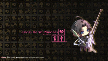 обоя аниме, glass heart princess, персонаж