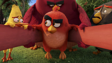 обоя мультфильмы, the angry birds movie, персонажи