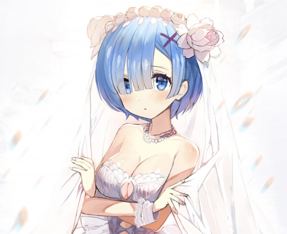 Обои картинки фото аниме, re,  zero kara hajimeru isekai seikatsu, rem