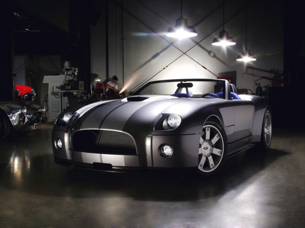 Обои картинки фото shelby cobra concept 2004, автомобили, ac cobra, shelby, cobra, concept, 2004