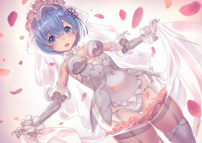 Обои картинки фото аниме, re,  zero kara hajimeru isekai seikatsu, rem