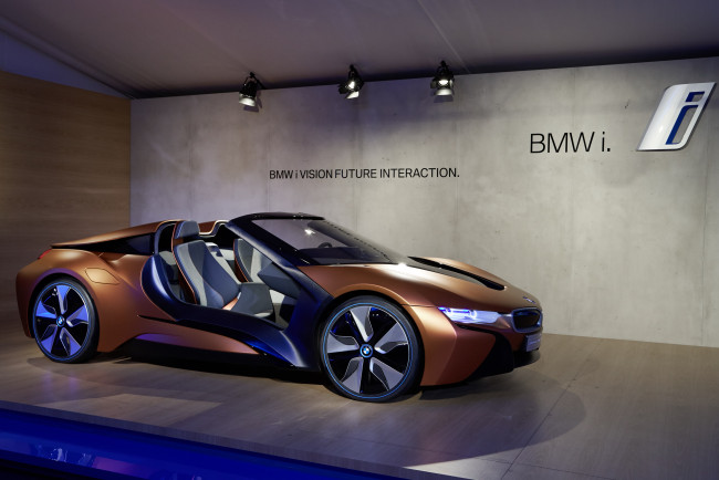 Обои картинки фото bmw i8 spyder concept 2017, автомобили, bmw, 2017, concept, spyder, i8