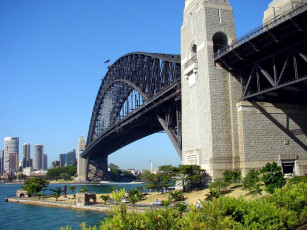 Картинка sydney harbour bridge города сидней австралия