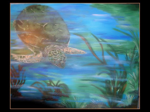 Картинка рисованные животные черепахи