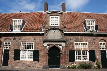 Картинка города здания дома utrecht нидерланды