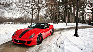 Картинка ferrari 599 gtb fiorano автомобили