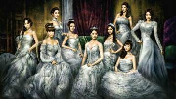 Картинка рисованные люди girls generation snsd южная корея kpop